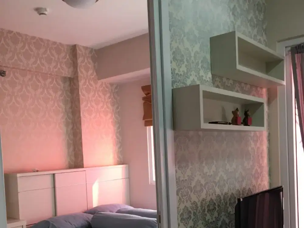 Apartemen Green Pramuka tower Bougenvile furnish Siap Huni