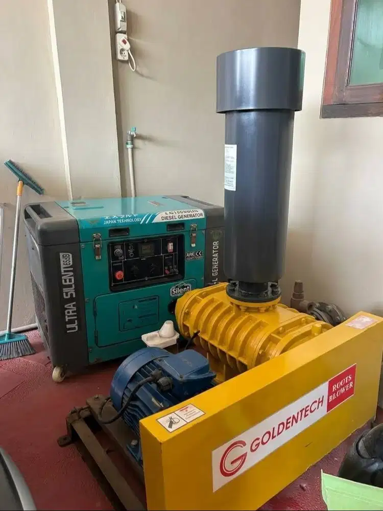 genset dan root blower