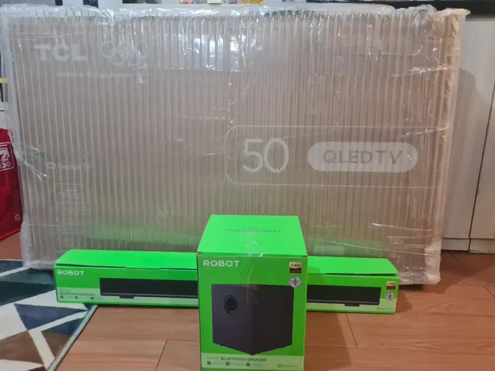 Forsale TV TCL 50 inc + sound system