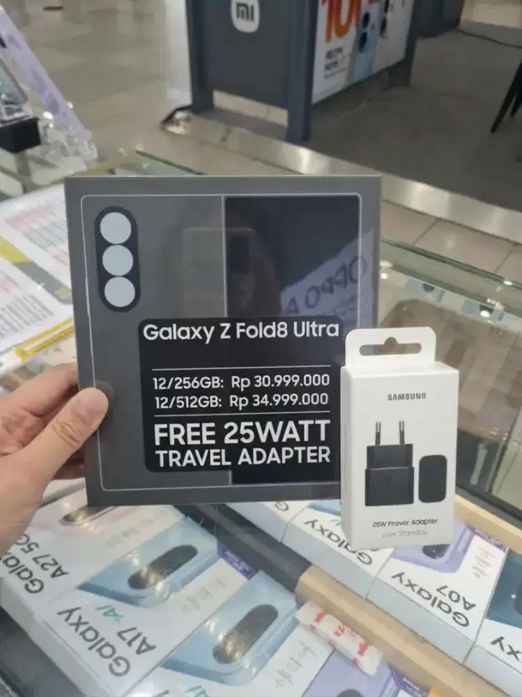 GALAXY Z FOLD 8 ULTRA 12/256 FREE 25W + CLEAR CASE + HYDROGEL