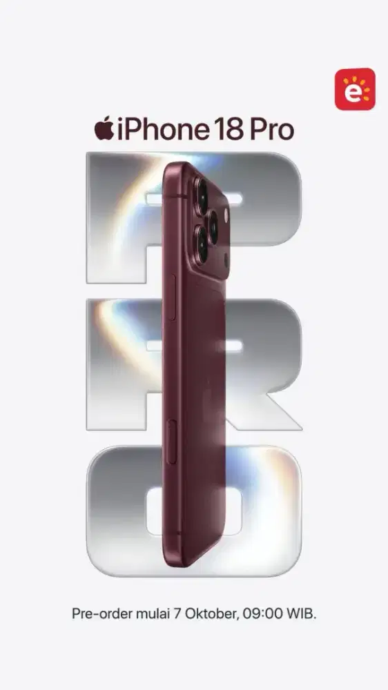 AYO IKUTAN PRE-ORDER IPHONE 18 PRO & PRO MAX SEBELUM KETINGGALAN