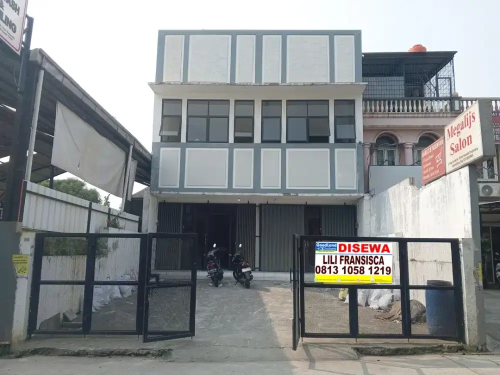 Disewakan 2 Ruko Gandeng Di jalan Raya Kresek Duri Kosambi Jakarta Barat, Cocok untuk minimarket