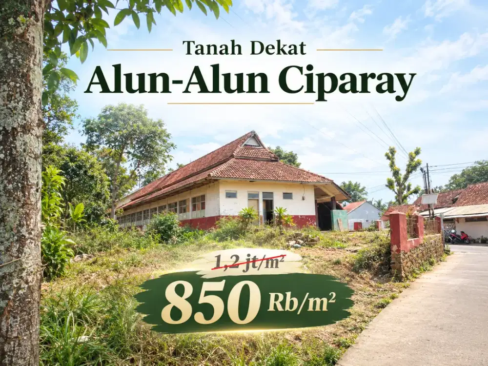 Promo! Tanah Kawasan Ciparay - 850Ribu Per Meter