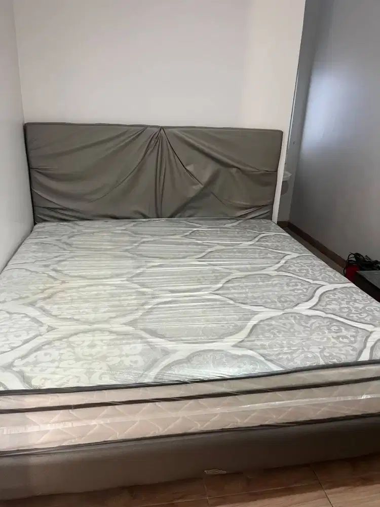 Jual Kasur Super King Size Latex Double Matress 200x200 + Dipan