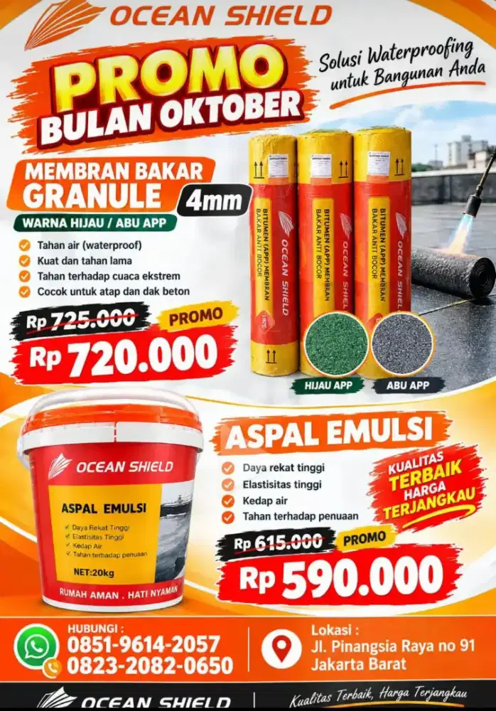Waterproofing berkualitas tinggi