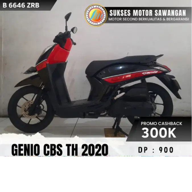 GRATIS BALIK NAMA HONDA GENIO CBS TH 2020 UNIT MULUS BISA CASH KREDIT