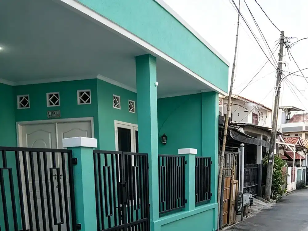 DIJUAL RUMAH NON KOMPLEK AKSES MOBIL DI BINTARA BEKASI BARAT