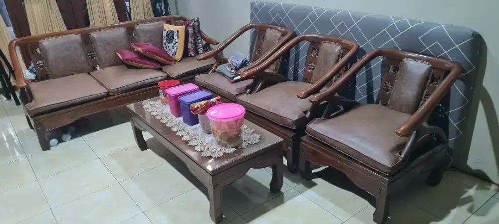Kursi tamu jati 1 set