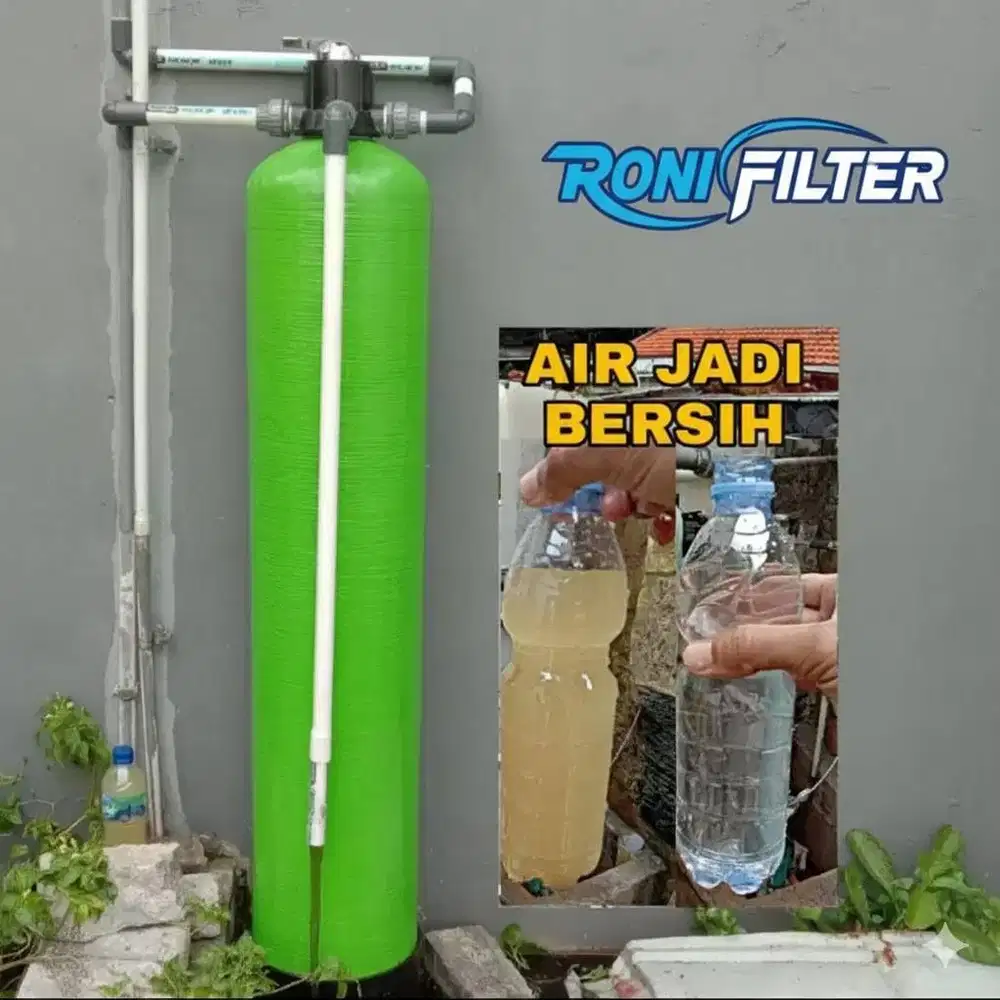 paket komplit filter air sumur bersih