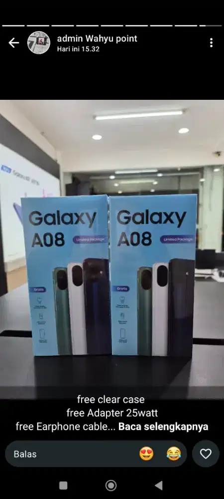 Samsung A08 Resmi SEIN