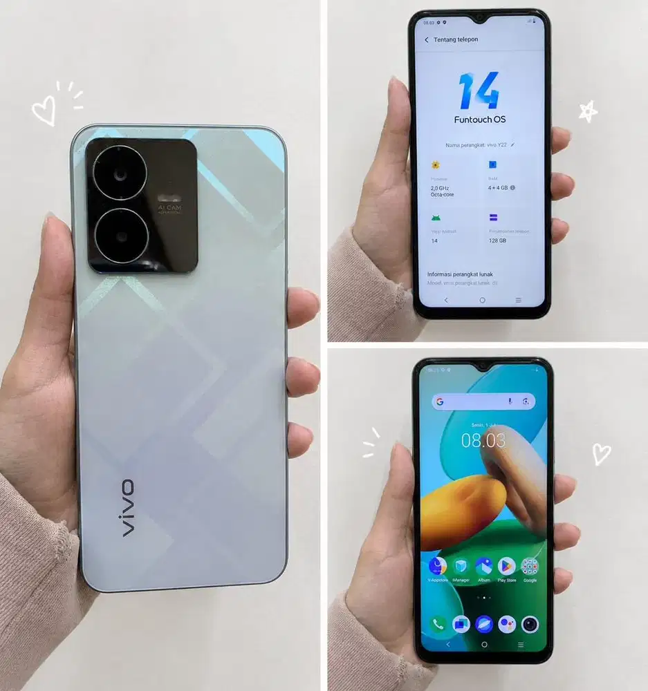 Second Like New Vivo Y22 4/128