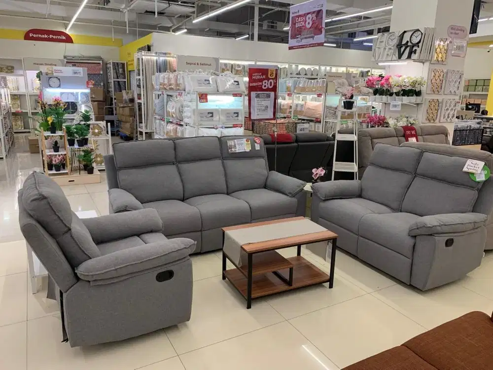 Set Sofa Recliner Neo Lorry Selma
