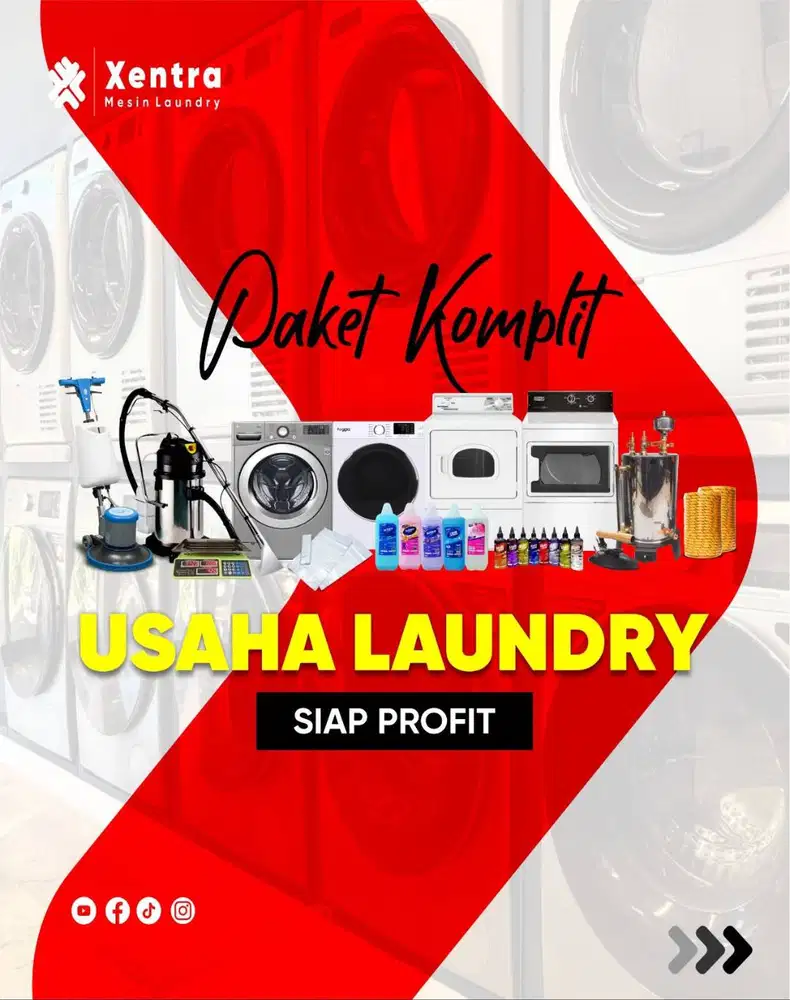 JUAL MESIN LAUNDRY, PAKET USAHA, PARFUM LAUNDRY DLL