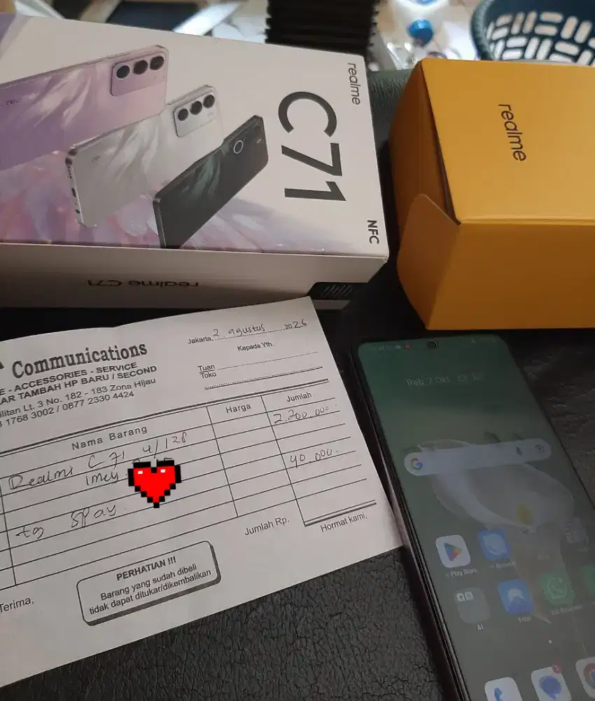 DIJUAL HP REALME C71 4/128