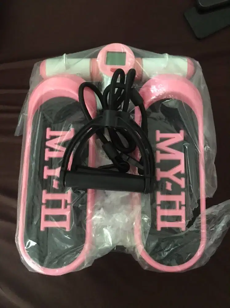 Mini Stepper Pink + Tali Resistance, Baru Dibuka Box