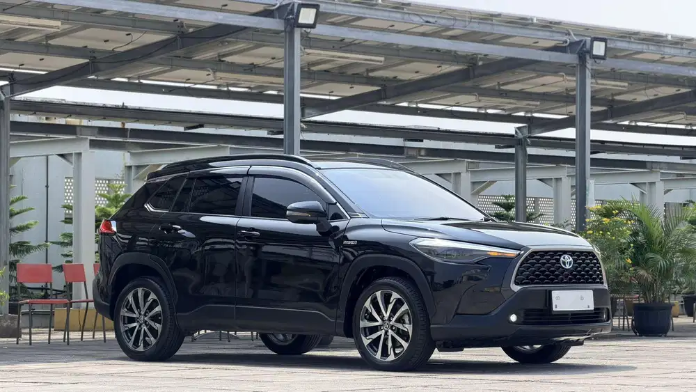 [ODO 30rb] Corolla Cross 1.8 Hybrid CVT 2020/2021 Hitam Yaris