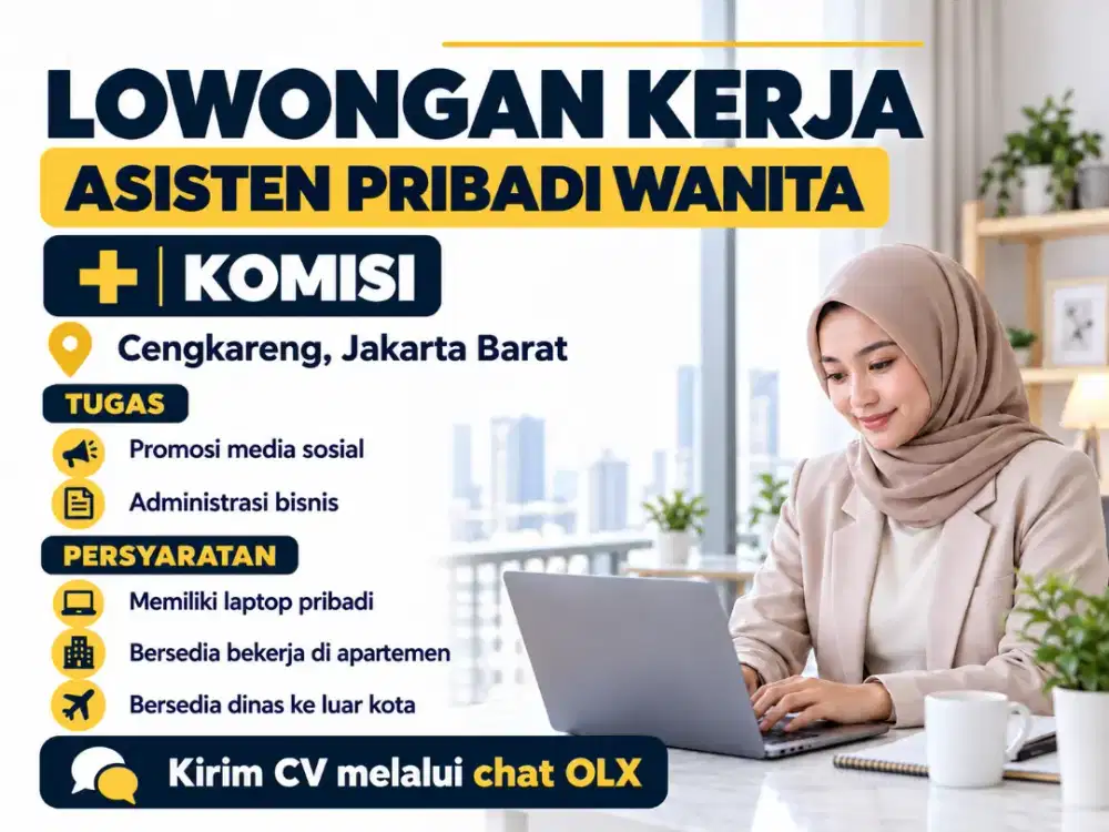 LOWONGAN KERJA ASISTEN PRIBADI WANITA