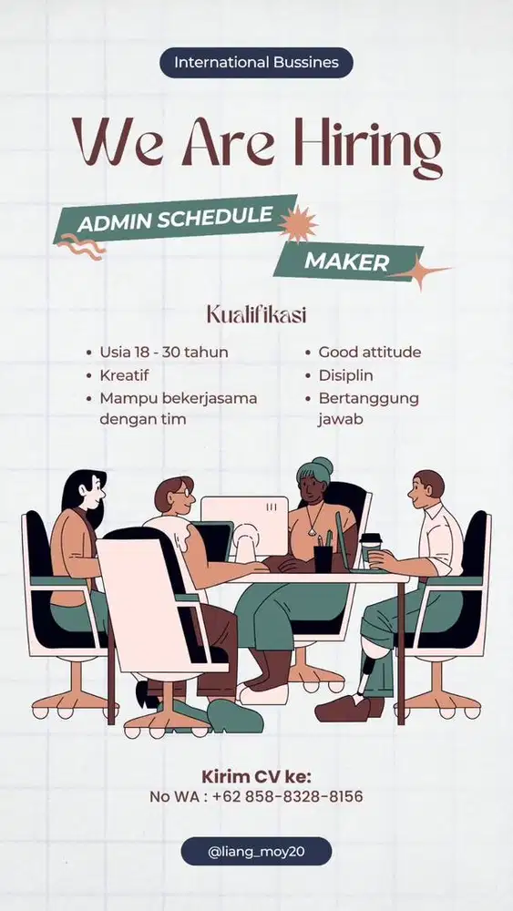 Admin Schedule Maker and Assisten Manager