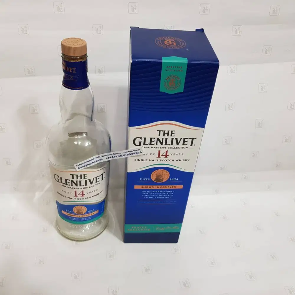 Botol Kosong SIGLEN 14 Box Biru Koleksi Pajangan Hiasan Dekorasi Kamar