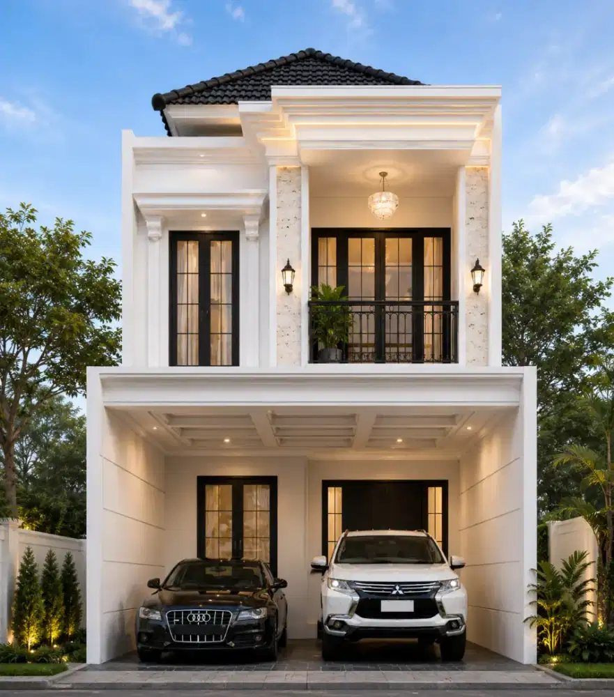 Rumah baru model clasik modern