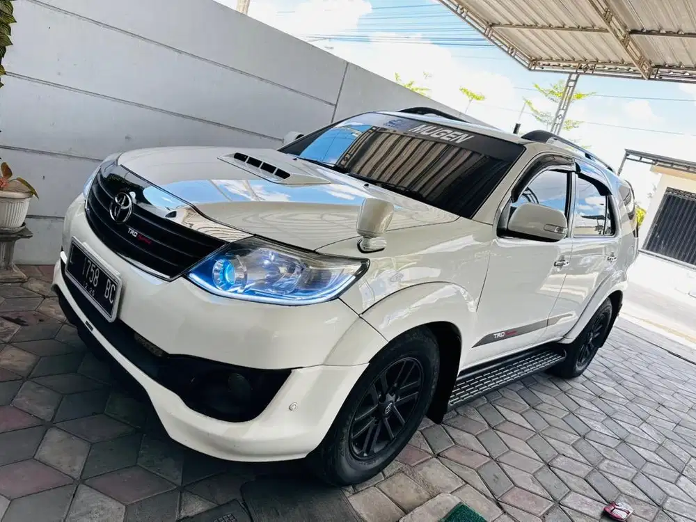 Fortuner 2012 Diesel solar putih TRD Sportivo disel bio vortuner fortu