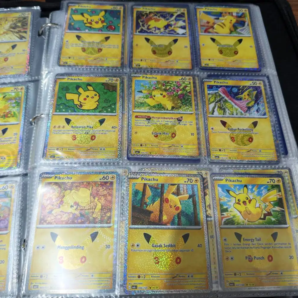 kartu pokemon 30th pikachu 1 set isi 30 pcs. ORIGINAL
