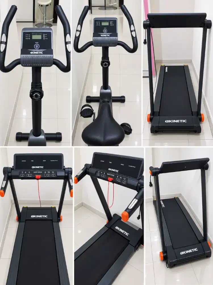 Jual Treadmil & Sepeda Kinetic, LikeNew