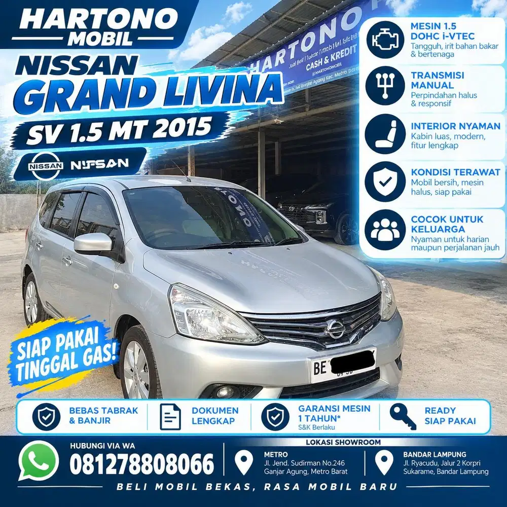 GRAND LIVINA SV 1.5 MT