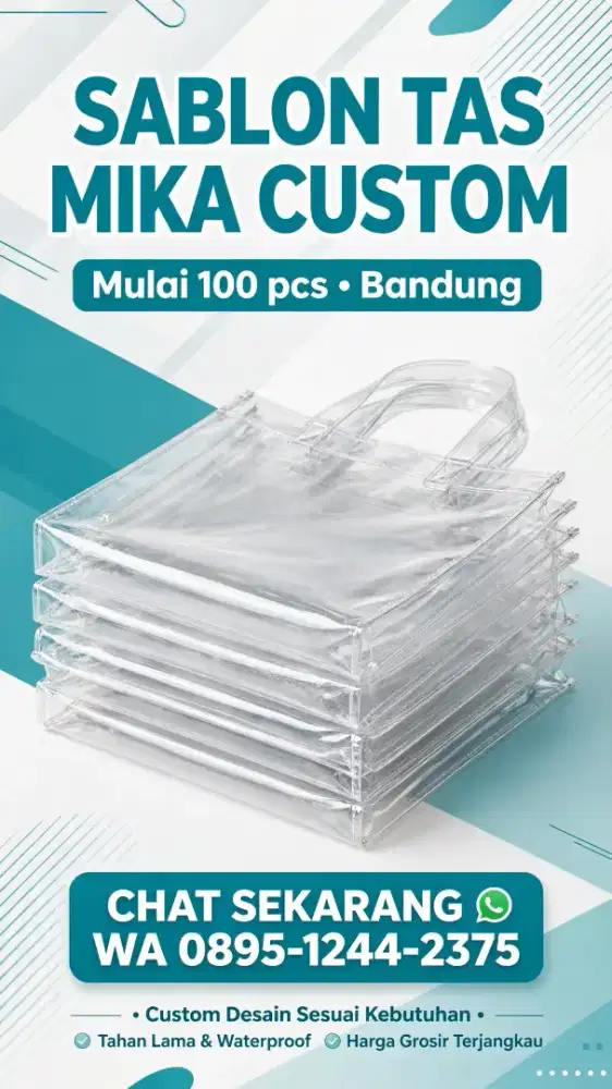 SABLON TAS MIKA COSTUM - BANDUNG