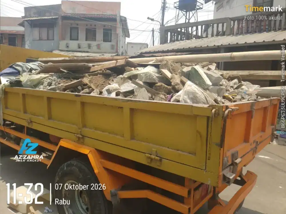 Jasa buang puing sampah
