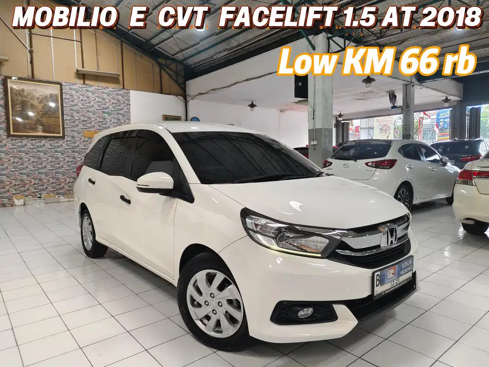 (KM 66 Rb) Honda MOBILIO E CVT 1.5 Bensin AT 2018 Putih