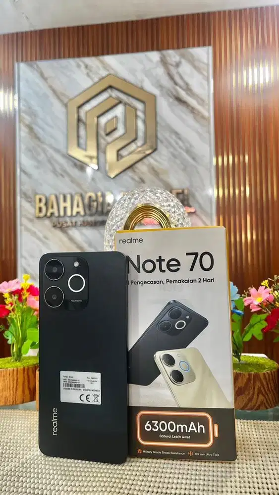 Realme Not 70 Ram 4+4/128Gb Fullset Mulus 100% Bergaransi