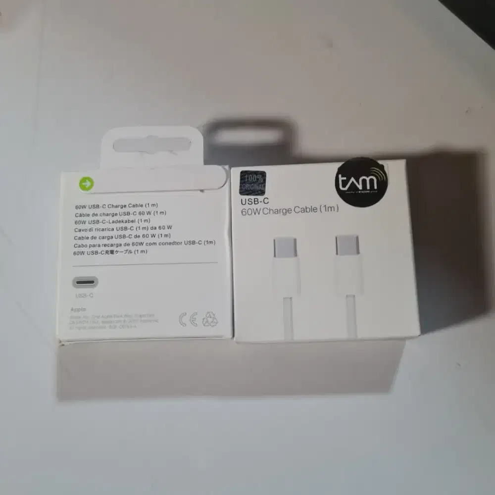 Kabel USB-C to USB-C 60W 1 Meter Fast Charging