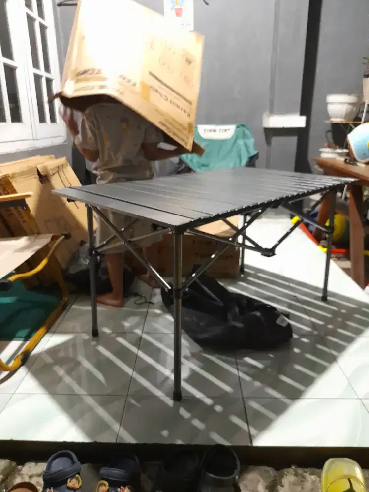 Meja lipat persegi panjang Trailtop
