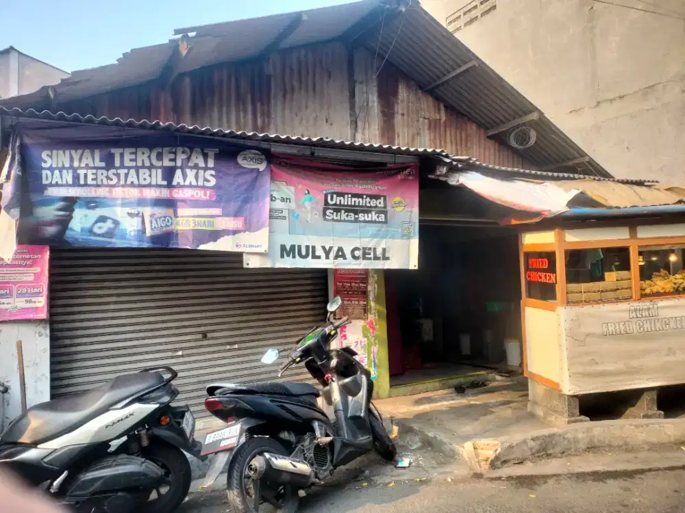 Jual murah rumah berbentuk toko
