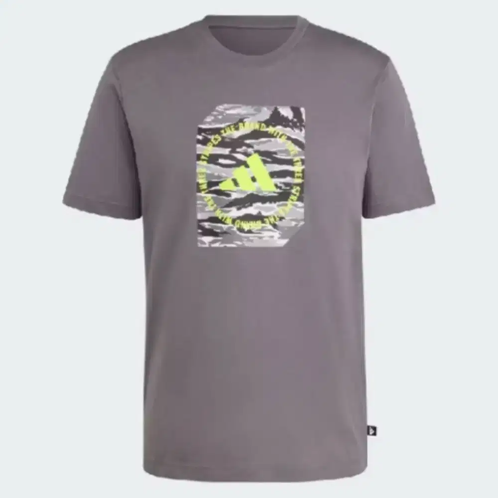 Adidas Lifestyle Camo Shape Graphic Tee Men Grey KB7317