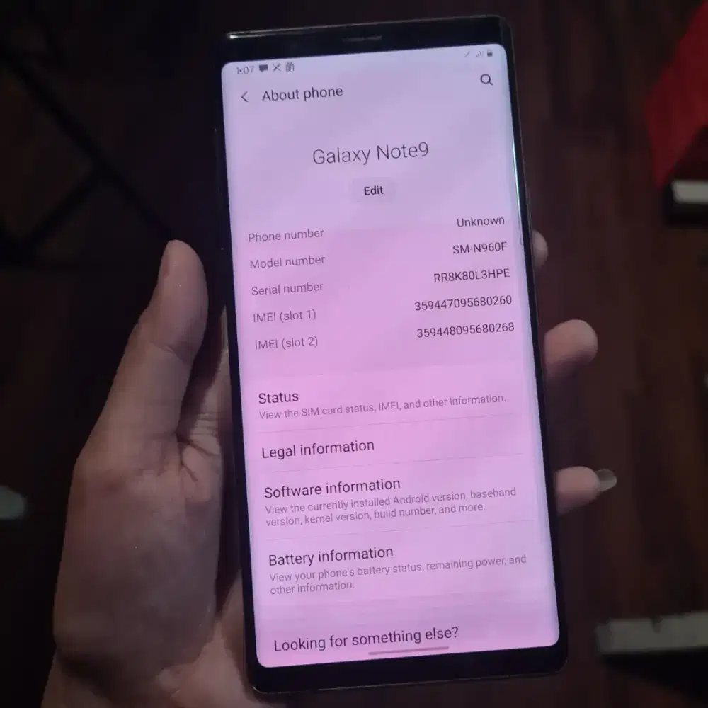 Samsung Galaxy Note 9 6/128GB SEIN Shadow