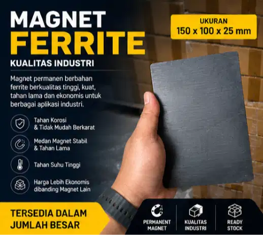 Magnet Ferrite 150x100x25 mm