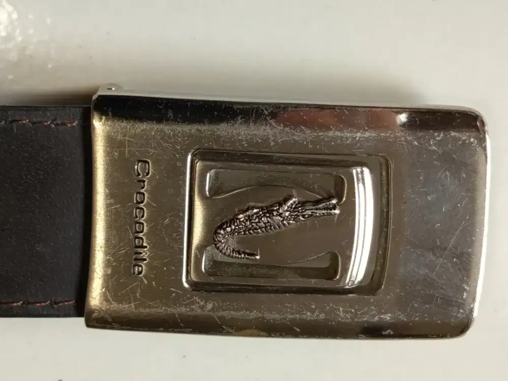Ikat pinggang Crocodile Sabuk Crocodile Ikat pinggang Kulit