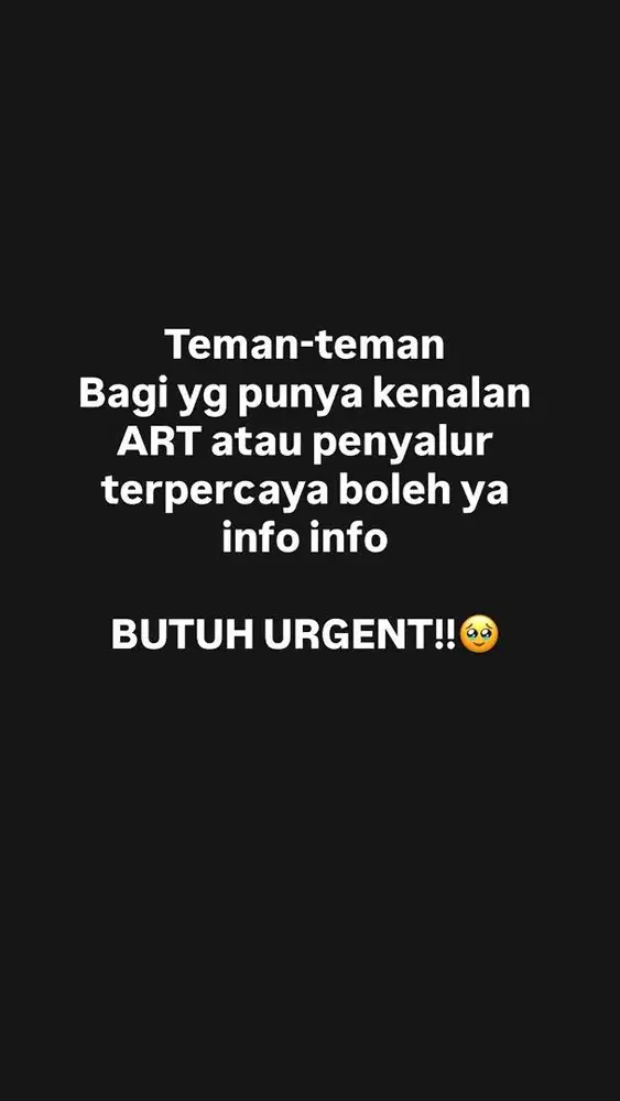 Cari ART menginap untuk momong dan bersih bersih