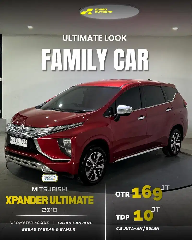 [FREE GARANSI 1TH] MITSUBISHI XPANDER ULTIMATE 2018