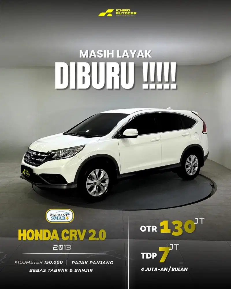 [FREE GARANSI 1TH] HONDA CRV 2.0 2013