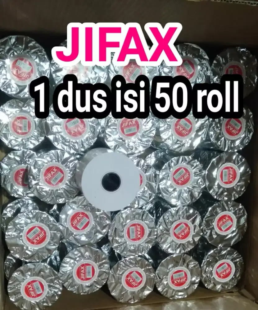 Dijual ikhlas Kertas Thermal 80x80 1 dus isi 50 roll