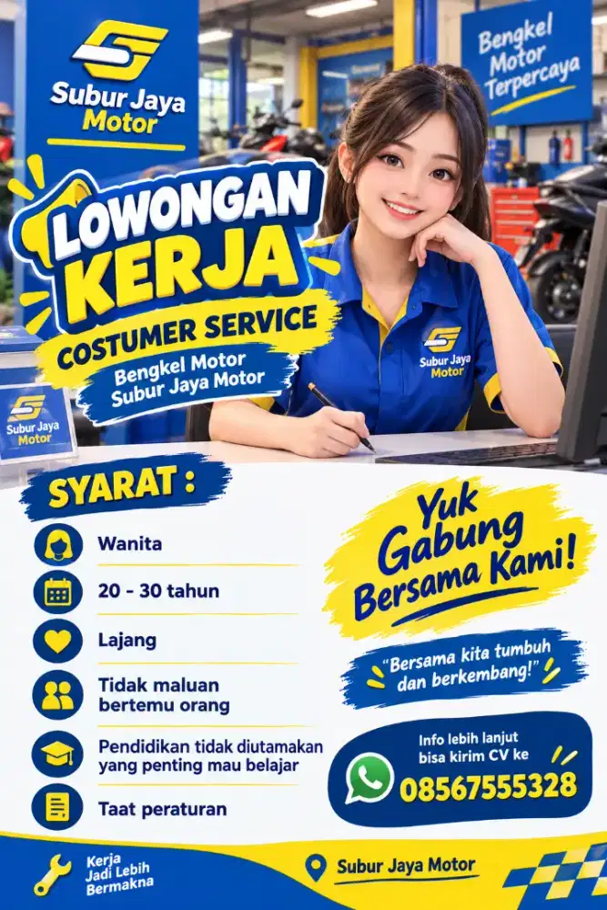 Loker CS Bengkel