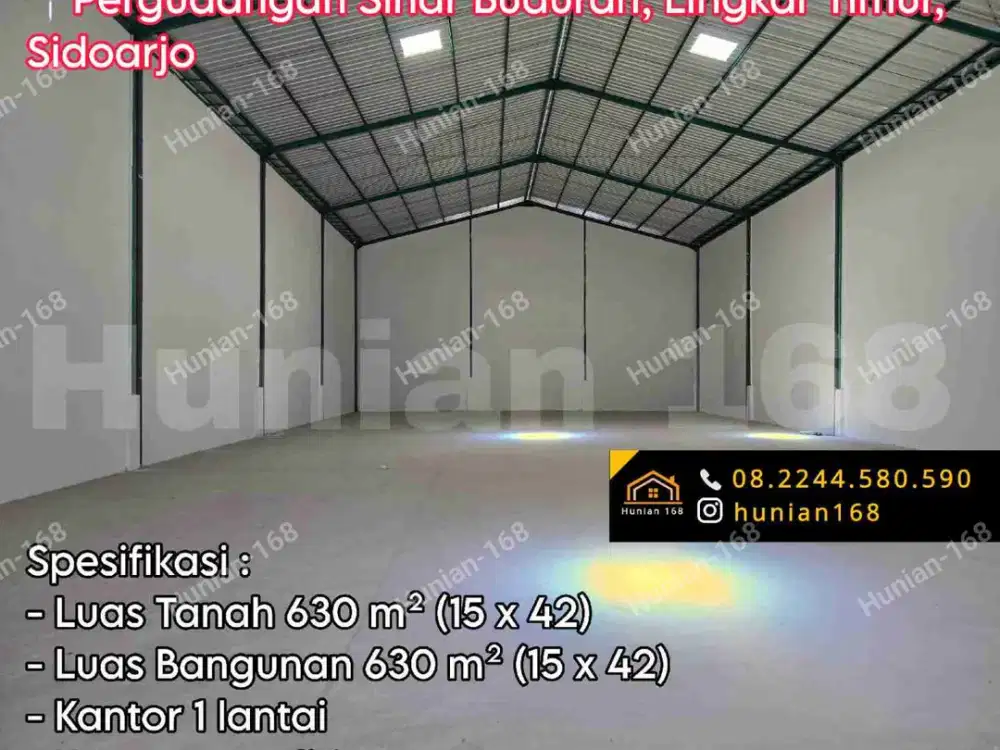 Jual Sewa Gudang Safe n Lock Lingkar Timur CIP Sirie Sinar Buduran 1 2 3 Sidoarjo Gedangan Pabrik Tanah Pergudangan Sedati Waru Kota