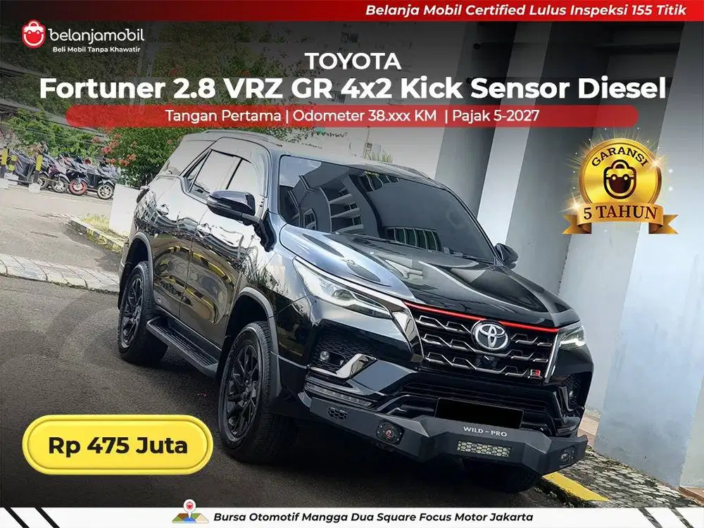 [ GARANSI 5THN ] Toyota Fortuner 2.8 VRZ GR Diesel 2023/2024/2025