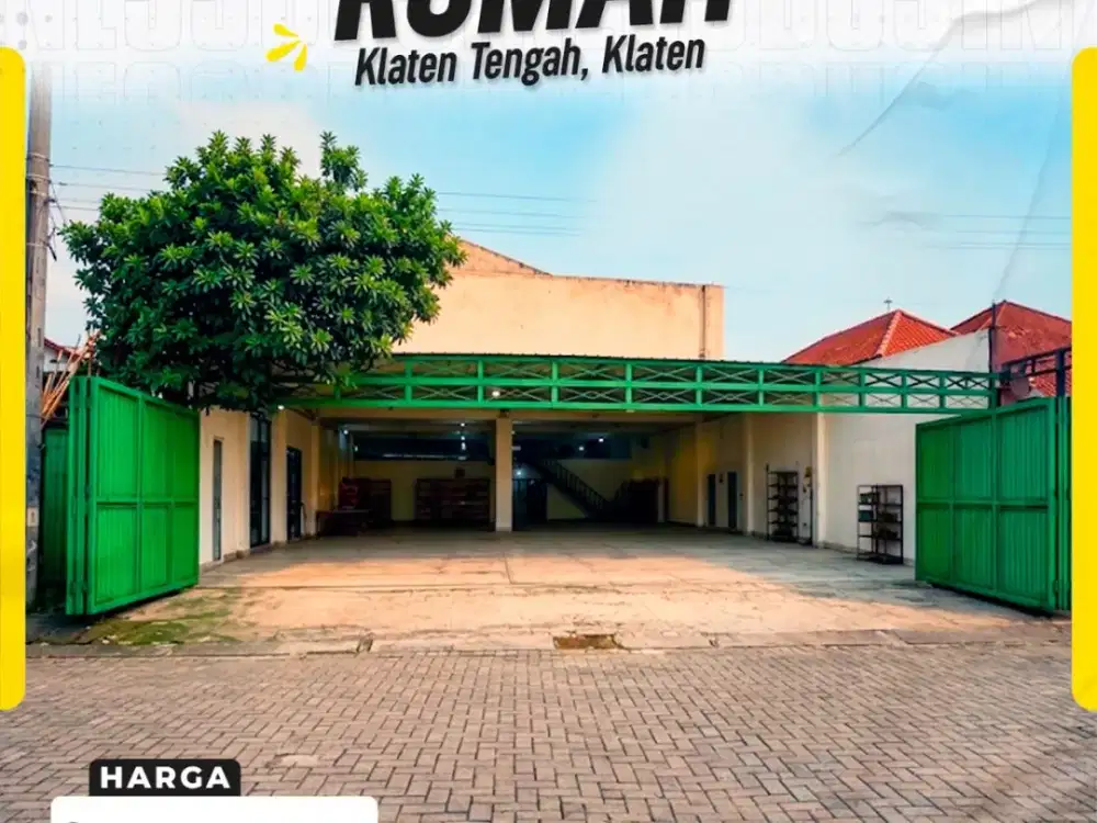Dijual Rumah Strategis di Klaten Tengah, Klaten