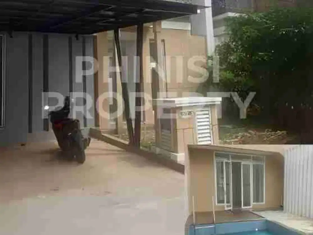 Rumah siap huni+kolam pribadi