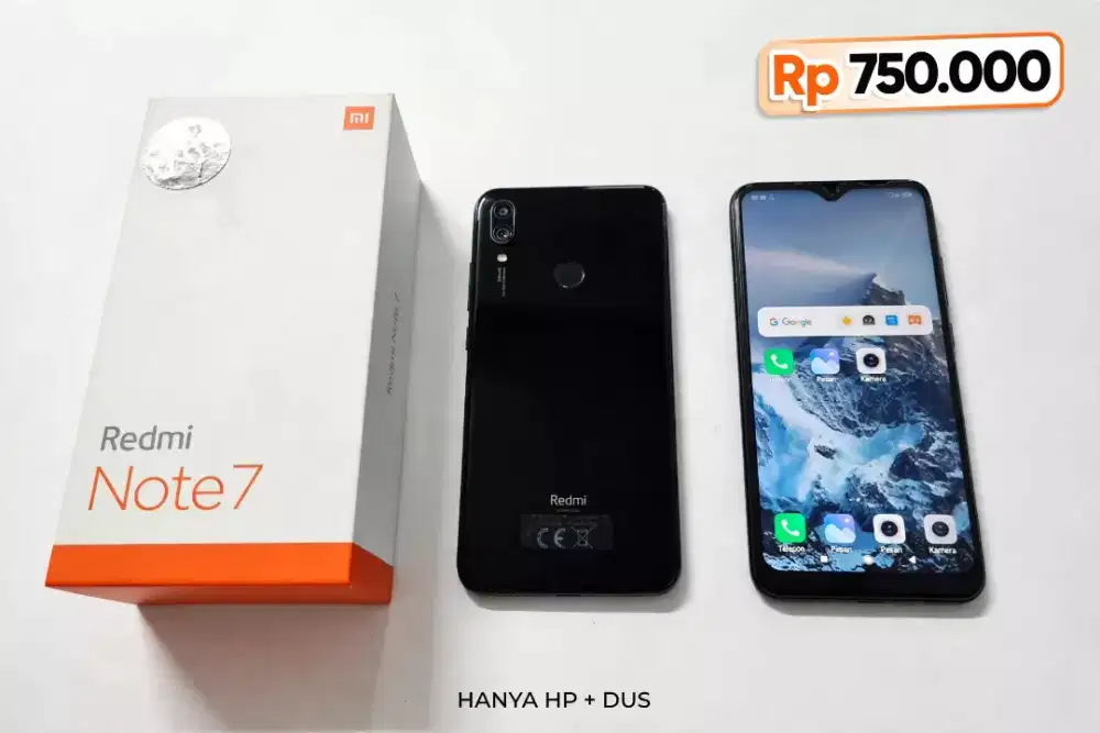 Redmi Note 7 4/64 - HP + DUS - 750rb Nego `