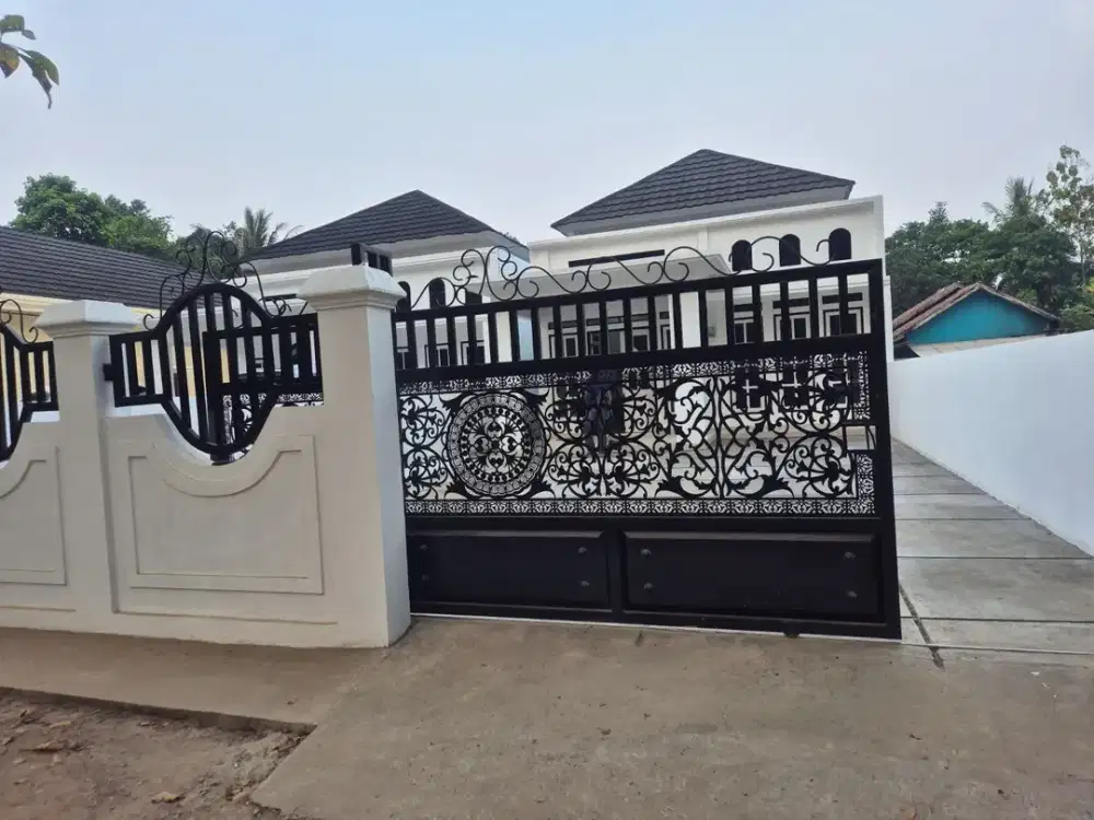 rumah mewah pinggir jalan bangunan baru deket polda banten